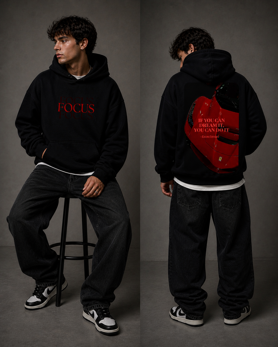 Focus Oversized Hoodie