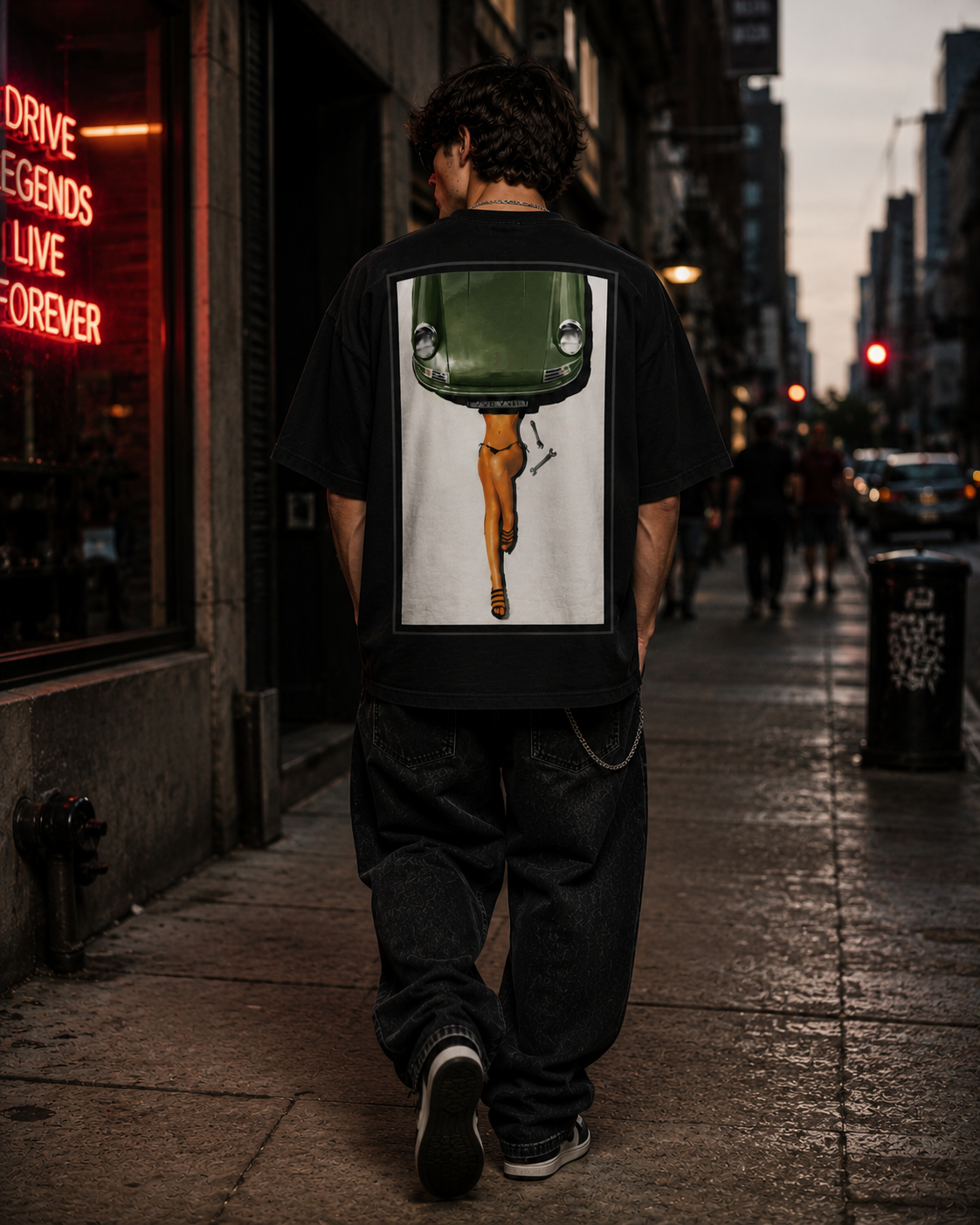 Need Money For Porsche Oversized T-Shirt