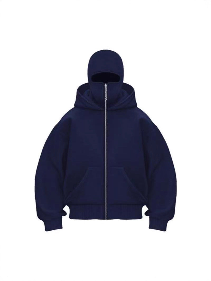 Face Off Thick Double-Layer Hoodie
