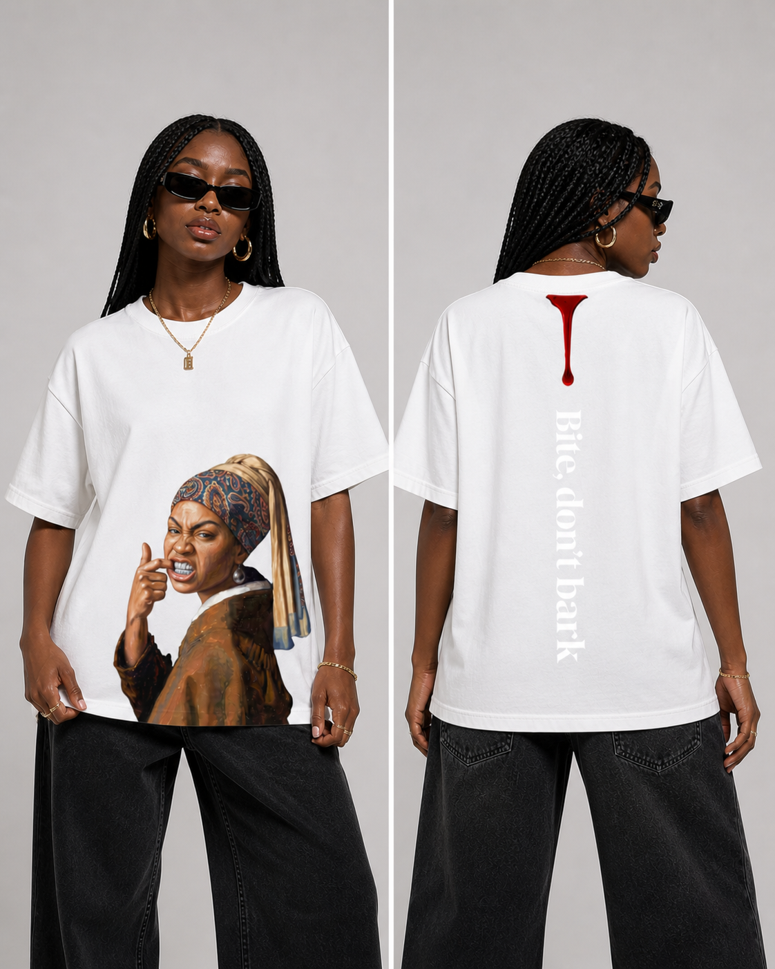 Bite, Don’t Bark Oversized T-Shirt