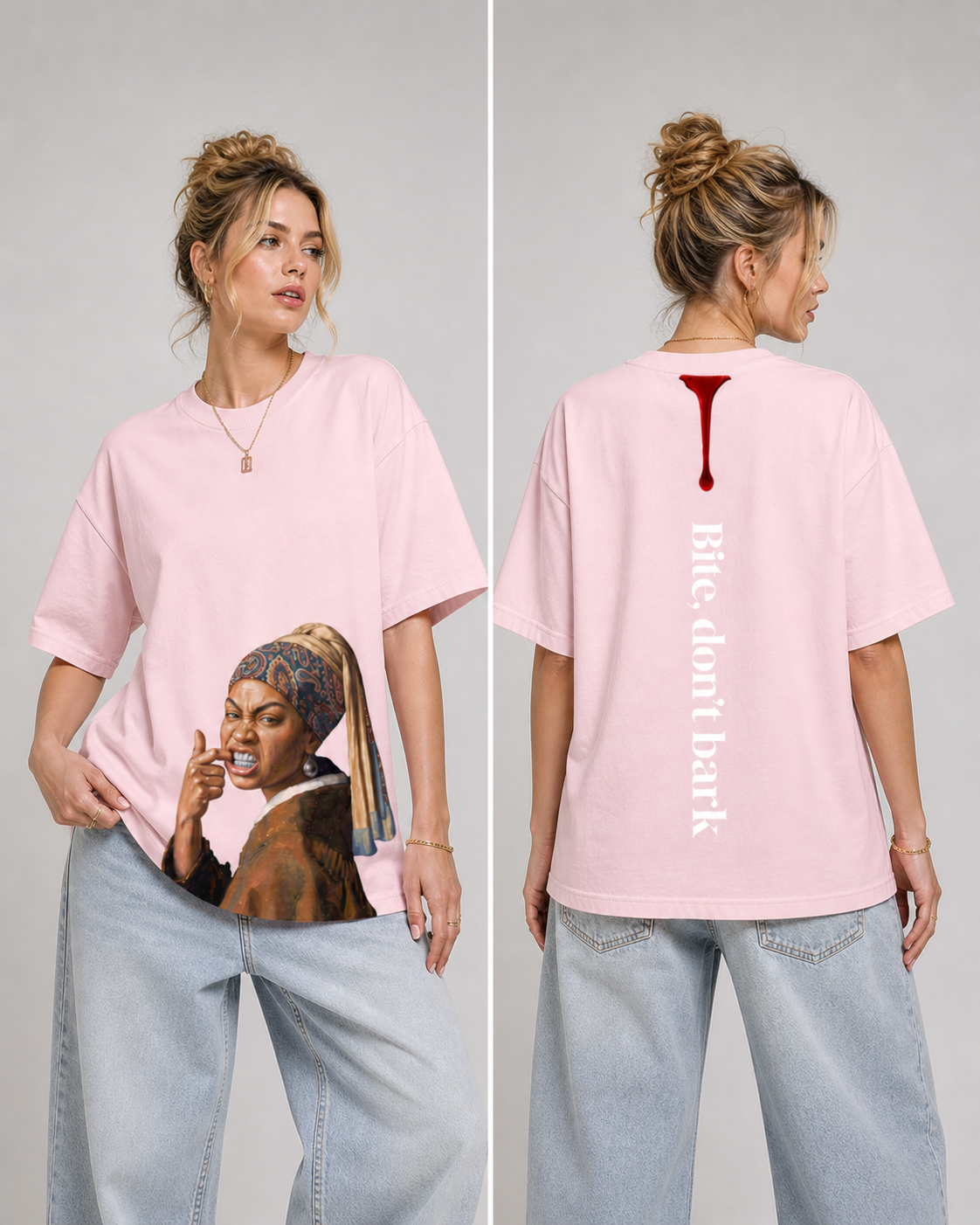 Bite, Don’t Bark Oversized T-Shirt