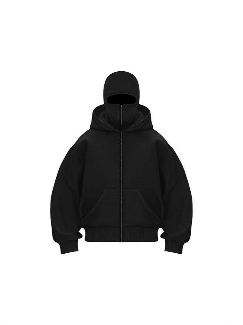 Face Off Thick Double-Layer Hoodie