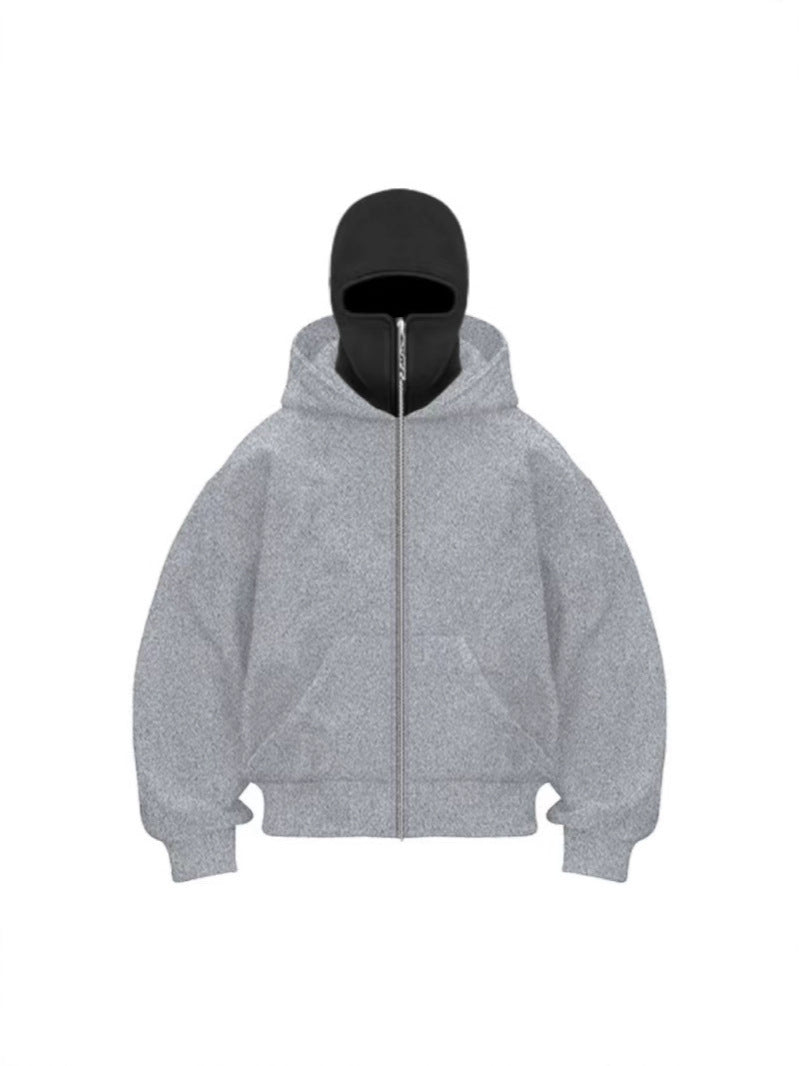 Face Off Thick Double-Layer Hoodie
