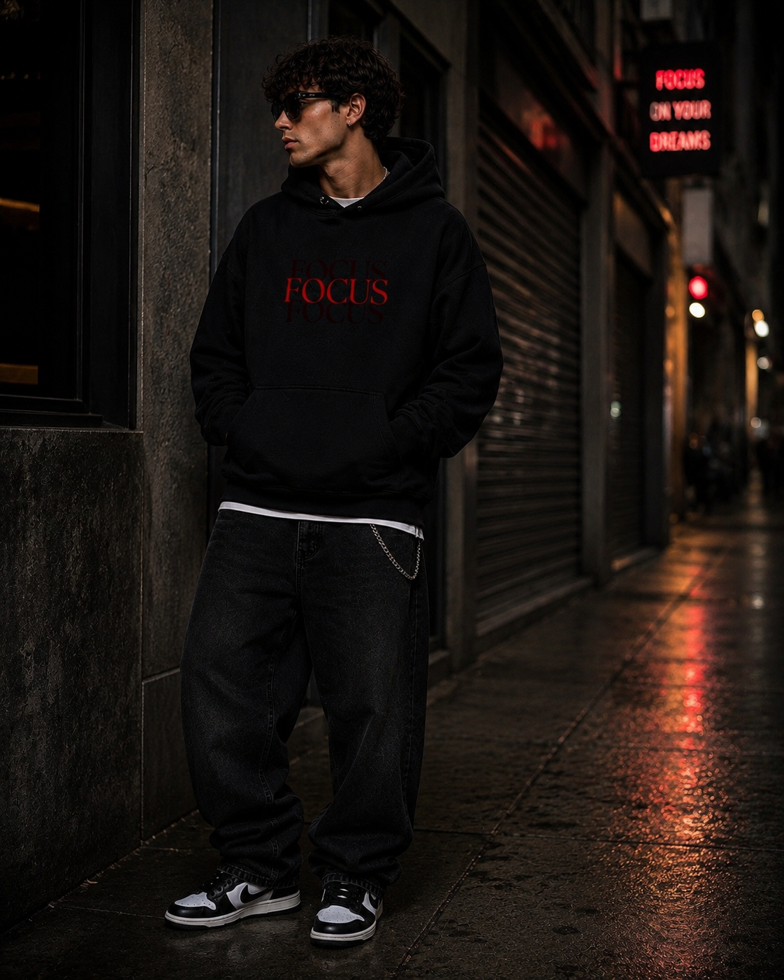 Focus Oversized Hoodie