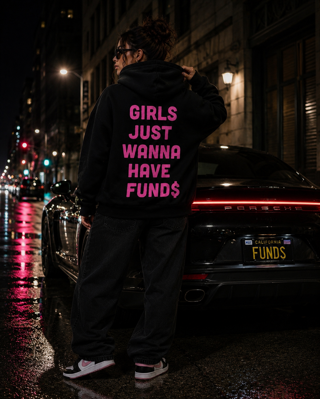 Girls Just Wanna Have Fund$ Oversized Hoodie