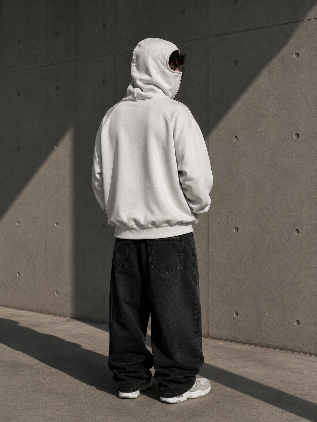 Face Off Thick Double-Layer Hoodie