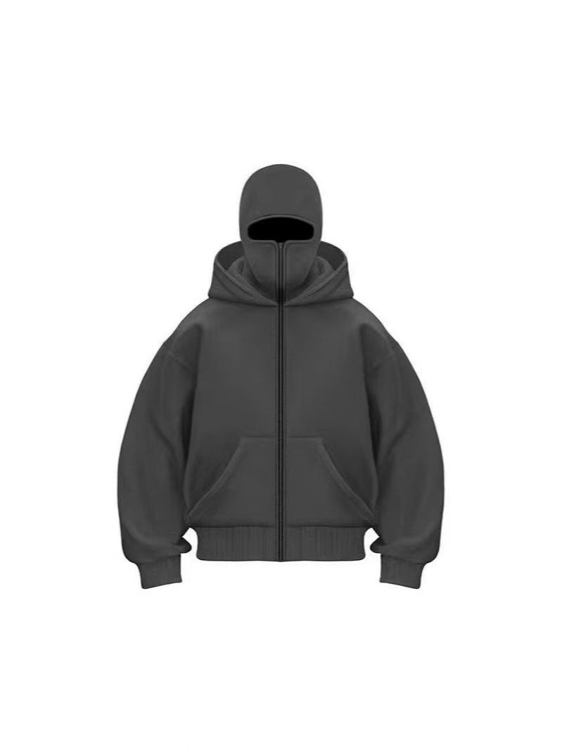 Face Off Thick Double-Layer Hoodie