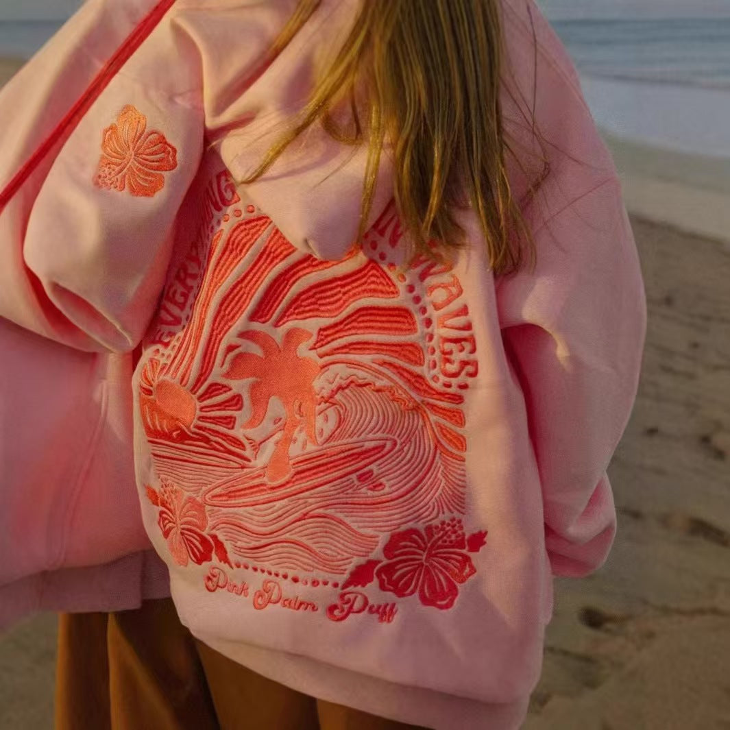 Everything come in waves Hoodie